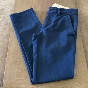 GAP Kids Navy Brushed Twill Pants